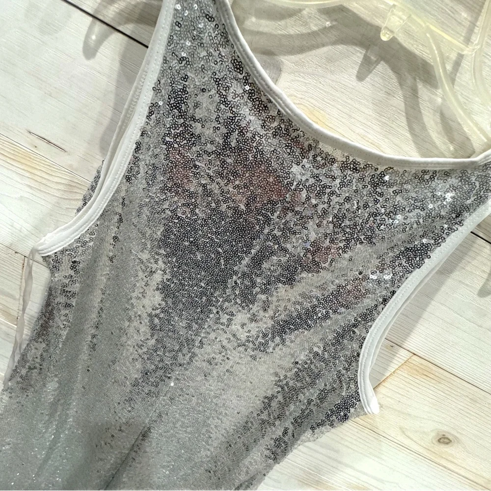 Lane Bryant sequin sleeveless swing/ maxi dress ❤️ - Picture 5 of 6